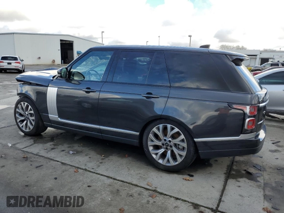 2022 Land Rover Range Rover Westminster z VIN SALGS2SE9NA470907, wystawiony jako Copart lot #81157773 z przebiegiem 10 997 mil mil oraz . Historia ofert i sprzedaży dostępna na DreamBid. Obrazek 2.