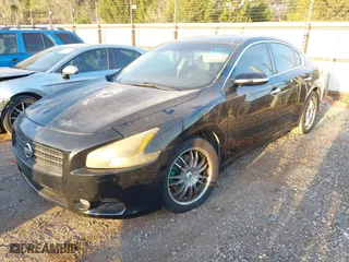 2010 Nissan Maxima 3.5 SV with VIN 1N4AA5AP0AC818411, listed as a IAAI auction lot 41885327 with 196,545 mi miles. Bid and sale history available at carsss.com. Image 2.