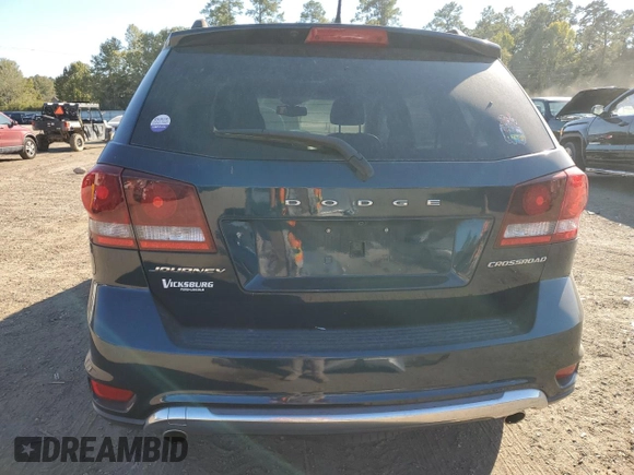 2014 Dodge Journey Crossroad with VIN 3C4PDCGG3ET261818, listed as a Copart auction lot 41440525 with Not provided miles and Salvage title. Bid and sale history available at DreamBid. Image 6.