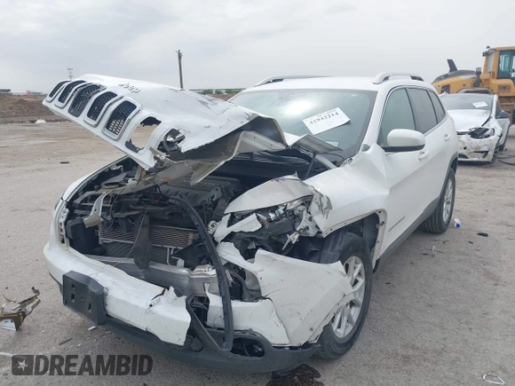 2018 Jeep Cherokee Latitude with VIN 1C4PJLCBXJD558927, listed as a IAAI auction lot 41942214 with 84,289 mi miles. Bid and sale history available at carsss.com. Image 17.