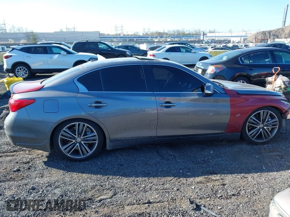 2014 Infiniti Q50 Sport with VIN JN1BV7AR9EM693864, listed as a IAAI auction lot 42050681 with 115,967 mi miles and . Bid and sale history available at carsss.com. Image 13.