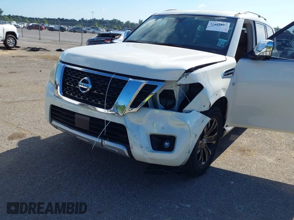 2017 Nissan Armada SV with VIN JN8AY2ND6H9005462, listed as a IAAI auction lot 42412817 with 131,513 mi miles and . Bid and sale history available at DreamBid. Image 6.