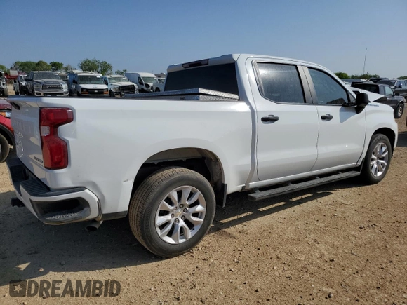 2022 Chevrolet Silverado 1500 Custom with VIN 3GCPWBEK7NG131092, listed as a Copart auction lot 50351115 with 58,409 mi miles and Salvage Title. Bid and sale history available at DreamBid. Image 3.