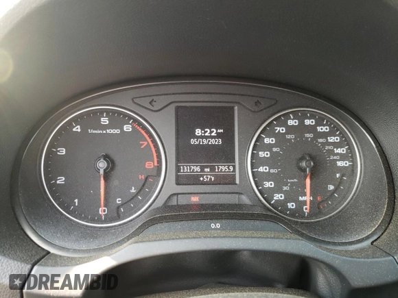 2015 Audi S3 2.0T Premium Plus with VIN WAUBFGFF0F1093503, listed as a Copart auction lot 52260903 with 131,796 mi miles. Bid and sale history available at carsss.com. Image 9.