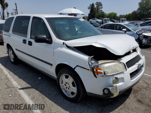 2008 Chevrolet Uplander LS with VIN 1GNDV23138D149954, listed as a Copart auction lot 53263374 with 166,198 mi miles and Non Repairable. Bid and sale history available at carsss.com. Image 4.