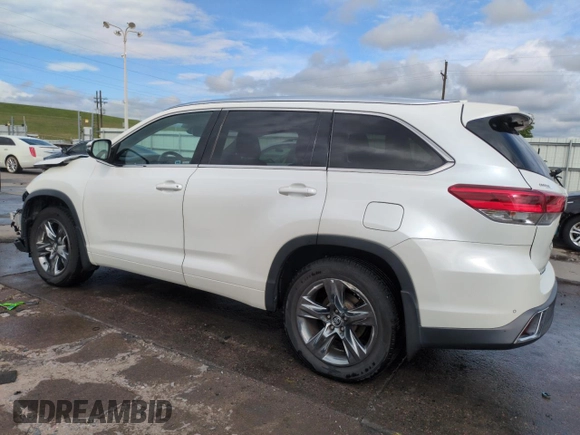 2018 Toyota Highlander Limited with VIN 5TDDZRFH5JS830030, listed as a Copart auction lot 60102625 with 106,589 mi miles and Salvage title. Bid and sale history available at DreamBid. Image 2.