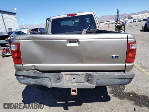 2005 Ford Ranger XLT with VIN 1FTYR44EX5PA62588, listed as a Copart auction lot 50431485 with Not Provided miles and Salvage Title. Bid and sale history available at DreamBid. Image 6.