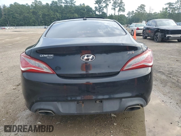 2013 Hyundai Genesis Coupe Premium with VIN KMHHT6KD7DU092473, listed as a Copart auction lot 58094385 with 114,679 mi miles and Clean title. Bid and sale history available at DreamBid. Image 6.