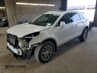 2017 Cadillac XT5 Luxury AWD with VIN 1GYKNDRS8HZ232837, listed as a Copart auction lot 48743625 with 103,469 mi miles and Salvage Title. Bid and sale history available at carsss.com. Image 1.