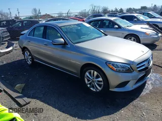 2019 Mercedes-Benz C C 300 with VIN WDDWF8EB8KR515401, listed as a IAAI auction lot 41702180 with 54,107 mi miles. Bid and sale history available at carsss.com. Image 1.