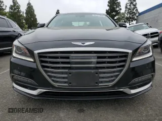 2018 Genesis G80 3.8L with VIN KMHGN4JE5JU238787, listed as a Copart auction lot 62377095 with 71,405 mi miles and Salvage title. Bid and sale history available at DreamBid. Image 5.