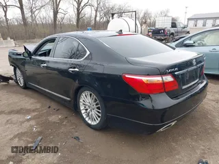 2010 Lexus LS 460 with VIN JTHBL5EF1A5093690, listed as a IAAI auction lot 41873176 with 125,809 mi miles. Bid and sale history available at carsss.com. Image 3.