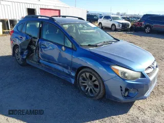 2014 Subaru Impreza Wagon 2.0i Sport Premium with VIN JF1GPAL67E8258661, listed as a IAAI auction lot 41690765 with 128,579 mi miles. Bid and sale history available at carsss.com. Image 1.