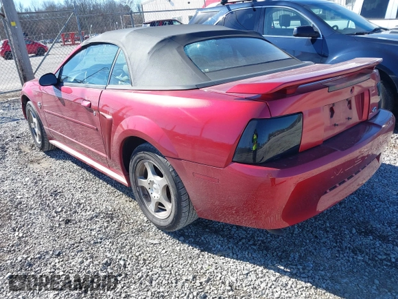 2004 Ford Mustang Deluxe with VIN 1FAFP44694F219365, listed as a IAAI auction lot 41628448 with 124,733 mi miles. Bid and sale history available at carsss.com. Image 3.