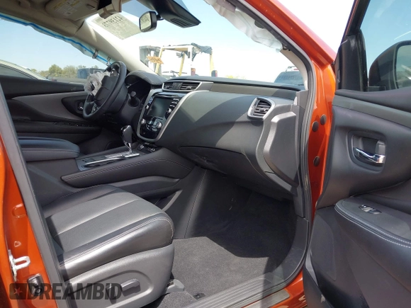 2022 Nissan Murano SL with VIN 5N1AZ2CJXNC110534, listed as a IAAI auction lot 42139773 with 16,093 mi miles and . Bid and sale history available at carsss.com. Image 5.