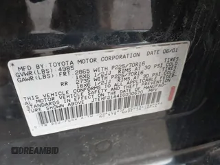 2001 Toyota Highlander z VIN JTEHF21A410030670, wystawiony jako IAAI lot #41916535 z przebiegiem 248 020 mil mil oraz . Historia ofert i sprzedaży dostępna na DreamBid. Obrazek 9.
