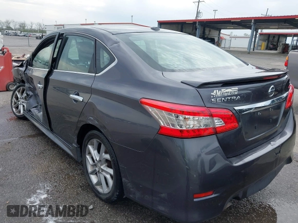 2015 Nissan Sentra SR with VIN 3N1AB7AP5FY365875, listed as a IAAI auction lot 41889207 with Not Provided miles and . Bid and sale history available at DreamBid. Image 3.