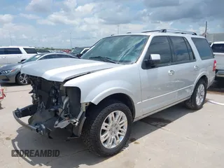 2012 Ford Expedition Limited with VIN 1FMJU1K53CEF29288, listed as a IAAI auction lot 42516282 with 217,650 mi miles and . Bid and sale history available at DreamBid. Image 2.