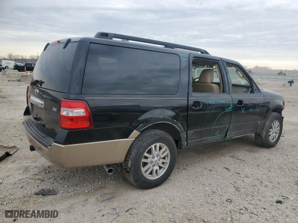 2014 Ford Expedition EL XLT with VIN 1FMJK1H54EEF51123, listed as a Copart auction lot 50251385 with 203,362 mi miles and Salvage Title. Bid and sale history available at carsss.com. Image 3.