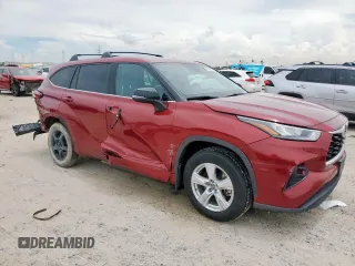 2020 Toyota Highlander LE with VIN 5TDBZRBH5LS515485, listed as a Copart auction lot 62426155 with 100,089 mi miles and Salvage title. Bid and sale history available at DreamBid. Image 4.