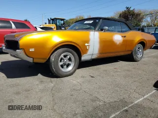 1969 Oldsmobile Cutlass with VIN 336679M390903, listed as a Copart auction lot 75278984 with Not Provided miles and Clean Title. Bid and sale history available at DreamBid. Image 1.