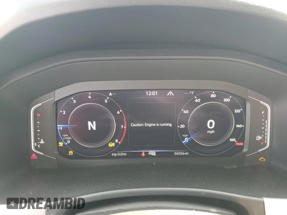 2023 Volkswagen Atlas SEL Premium R-Line with VIN 1V2FR2CAXPC506457, listed as a Copart auction lot 63407945 with 36,056 mi miles and Salvage title. Bid and sale history available at DreamBid. Image 9.