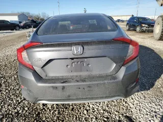 2019 Honda Civic Sedan LX with VIN 2HGFC2F66KH567841, listed as a Copart auction lot 42167145 with 86,934 mi miles and Salvage Title. Bid and sale history available at carsss.com. Image 6.
