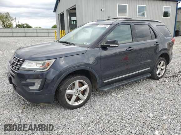 2017 Ford Explorer XLT z VIN 1FM5K8DH1HGA85833, wystawiony jako Copart lot #56557085 z przebiegiem 243 806 mil mil oraz Czysty tytuł • Clean title. Historia ofert i sprzedaży dostępna na DreamBid. Obrazek 1.