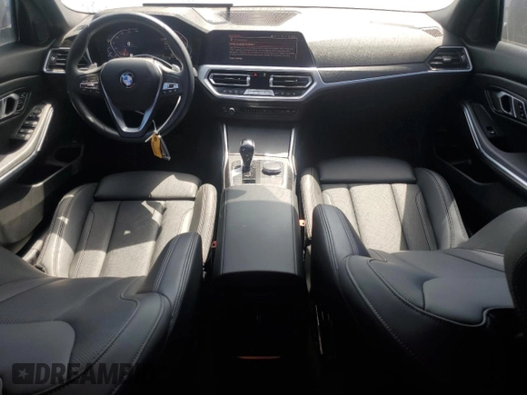 2022 BMW 3 Series 330i with VIN 3MW5R1J06N8C45380, listed as a Copart auction lot 50214105 with 49,995 mi miles and Salvage Title. Bid and sale history available at carsss.com. Image 8.