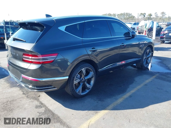 2025 Genesis GV80 Prestige with VIN KMUHEESC9SU247860, listed as a IAAI auction lot 41384609 with 1,819 mi miles and . Bid and sale history available at DreamBid. Image 4.