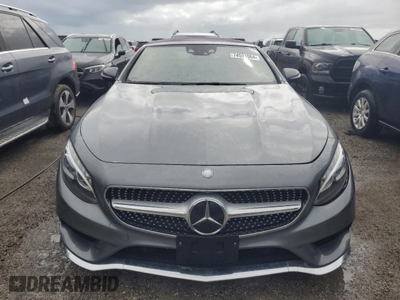 2017 Mercedes-Benz S 550 with VIN WDDXK8CB6HA022245, listed as a Copart auction lot 74531064 with Not Provided miles and Non Repairable. Bid and sale history available at DreamBid. Image 5.