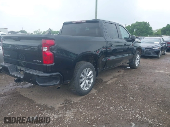 2022 Chevrolet Silverado 1500 Custom with VIN 1GCPABEK4NZ614621, listed as a IAAI auction lot 41943727 with 49,049 mi miles and . Bid and sale history available at DreamBid. Image 4.