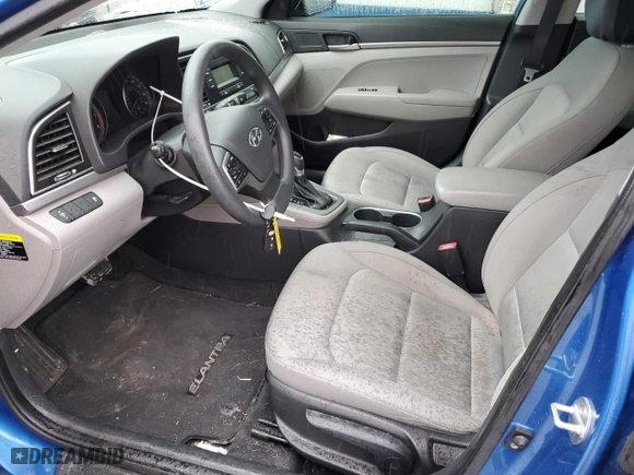 2017 Hyundai Elantra SE with VIN KMHD74LF9HU410431, listed as a Copart auction lot 47257335 with 99,542 mi miles and Salvage Title. Bid and sale history available at carsss.com. Image 7.