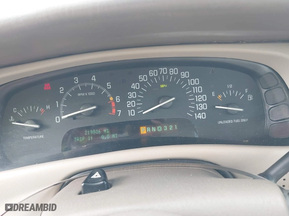 2003 Buick Park Avenue with VIN 1G4CW54K934128038, listed as a IAAI auction lot 41914943 with 219,806 mi miles. Bid and sale history available at carsss.com. Image 7.