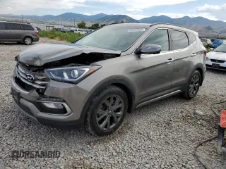 2017 Hyundai Santa Fe Ultimate with VIN 5XYZWDLA8HG496723, listed as a Copart auction lot 60259005 with 77,849 mi miles and Salvage title. Bid and sale history available at DreamBid. Image 1.