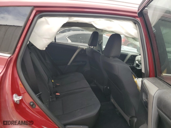 2018 Toyota RAV4 LE with VIN 2T3ZFREV0JW518900, listed as a Copart auction lot 50842655 with 0 mi miles and Salvage Title. Bid and sale history available at carsss.com. Image 10.