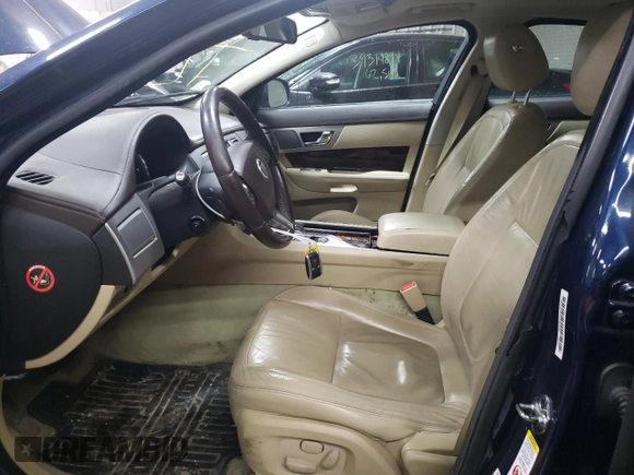 2011 Jaguar XF with VIN SAJWA0FB9BLS12379, listed as a Copart auction lot 41519534 with 135,848 mi miles and Salvage Title. Bid and sale history available at carsss.com. Image 7.