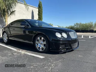 2007 Bentley Continental GT with VIN SCBCR73W37C050818, listed as a Copart auction lot 65726555 with 116,428 mi miles and Clean title. Bid and sale history available at DreamBid. Image 1.
