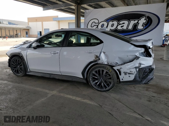 2023 Subaru WRX Premium z VIN JF1VBAF60P9812766, wystawiony jako Copart lot #55696695 z przebiegiem 25 894 mil mil oraz Szkoda całkowita • Salvage title. Historia ofert i sprzedaży dostępna na DreamBid. Obrazek 2.
