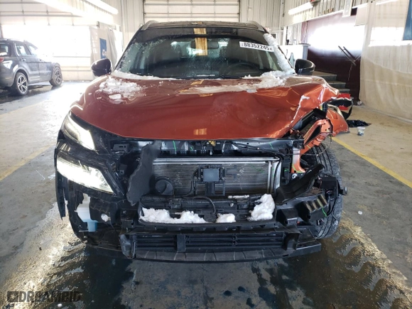 2021 Nissan Rogue Platinum with VIN JN8AT3DD9MW310519, listed as a Copart auction lot 88352245 with 23,158 mi miles and Salvage Title. Bid and sale history available at carsss.com. Image 5.