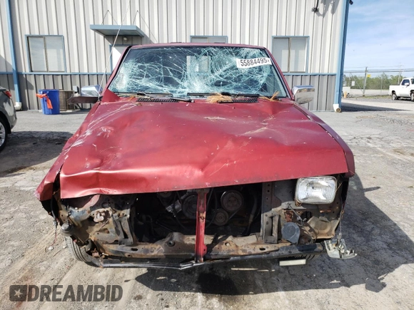 1996 Nissan Frontier XE with VIN 1N6SD16S8TC335129, listed as a Copart auction lot 55884495 with 313,757 mi miles and Salvage title. Bid and sale history available at DreamBid. Image 5.