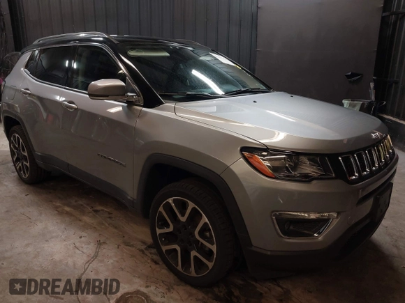 2018 Jeep Compass Limited with VIN 3C4NJDCB4JT482046, listed as a IAAI auction lot 42471049 with 67,666 mi miles and . Bid and sale history available at DreamBid. Image 1.