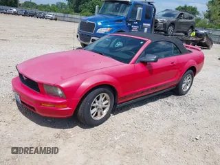 2007 Ford Mustang Deluxe with VIN 1ZVFT84N375235279, listed as a IAAI auction lot 42580211 with 57,791 mi miles and . Bid and sale history available at DreamBid. Image 2.