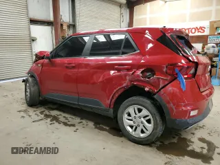 2021 Hyundai Venue SE with VIN KMHRB8A39MU108670, listed as a Copart auction lot 50427805 with 76,678 mi miles and Salvage Title. Bid and sale history available at DreamBid. Image 2.