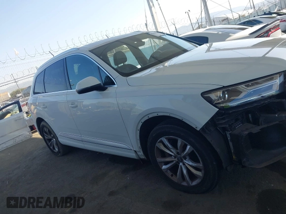 2019 Audi Q7 Premium with VIN WA1AAAF70KD037387, listed as a IAAI auction lot 41966996 with 93,245 mi miles and . Bid and sale history available at DreamBid. Image 14.