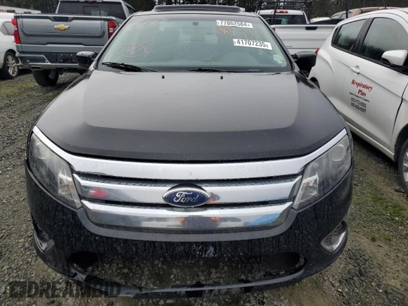 2012 Ford Fusion SEL with VIN 3FAHP0JA1CR203415, listed as a Copart auction lot 41707235 with 326,401 mi miles and Salvage Title. Bid and sale history available at carsss.com. Image 5.