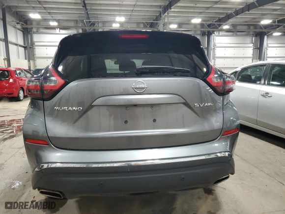 2023 Nissan Murano SV with VIN 5N1AZ2BS8PC131573, listed as a Copart auction lot 53971445 with 42,099 mi miles and Clean Title. Bid and sale history available at carsss.com. Image 6.