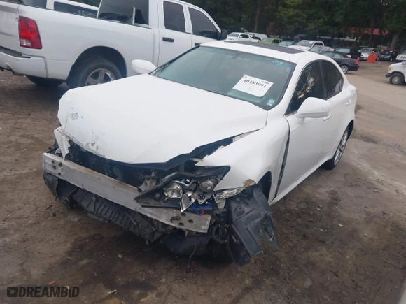 2007 Lexus IS 250 with VIN JTHCK262472010202, listed as a IAAI auction lot 40483091 with 1 mi miles. Bid and sale history available at carsss.com. Image 2.