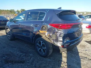 2020 Kia Sportage LX with VIN KNDPM3AC3L7826852, listed as a IAAI auction lot 41588029 with 55,000 mi miles and . Bid and sale history available at DreamBid. Image 3.