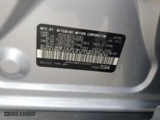 2013 Mitsubishi Outlander SE with VIN JA4AS3AW4DU005455, listed as a Copart auction lot 79890804 with 138,958 mi miles and Salvage Title. Bid and sale history available at carsss.com. Image 13.
